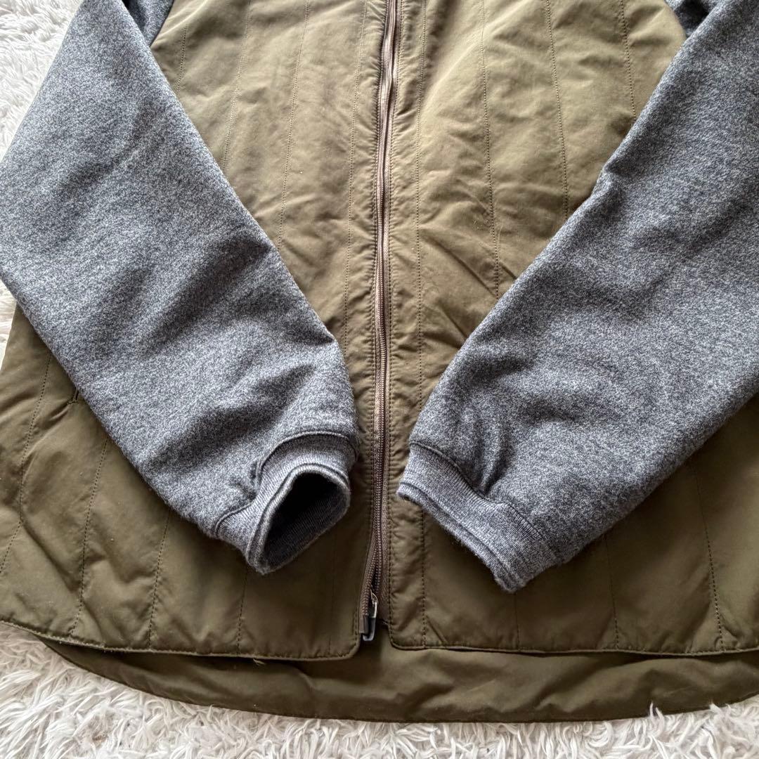 スティルバイハンド シンサレート 中綿 ノーカラーブルゾン 異素材切替 48