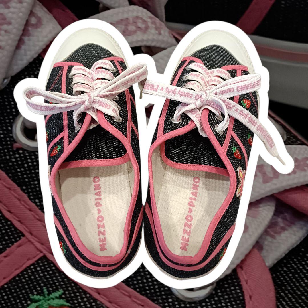 k*t様 ♡新品未使用♡ メゾピアノ ベリエちゃん スニーカー 24cm 当時物