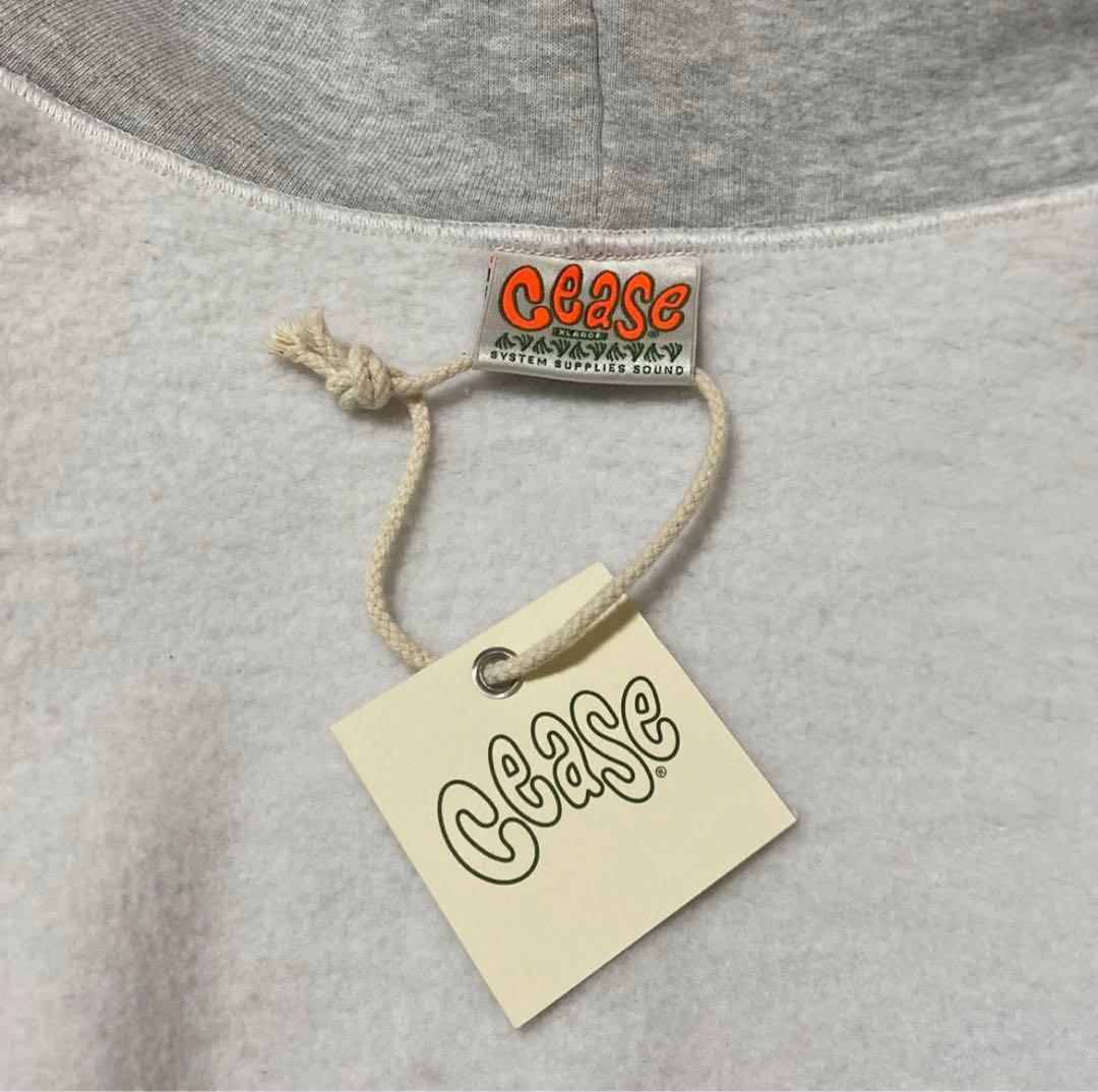 トップス 24AW cease STANDARD ZIP HOODIE ASH GREY