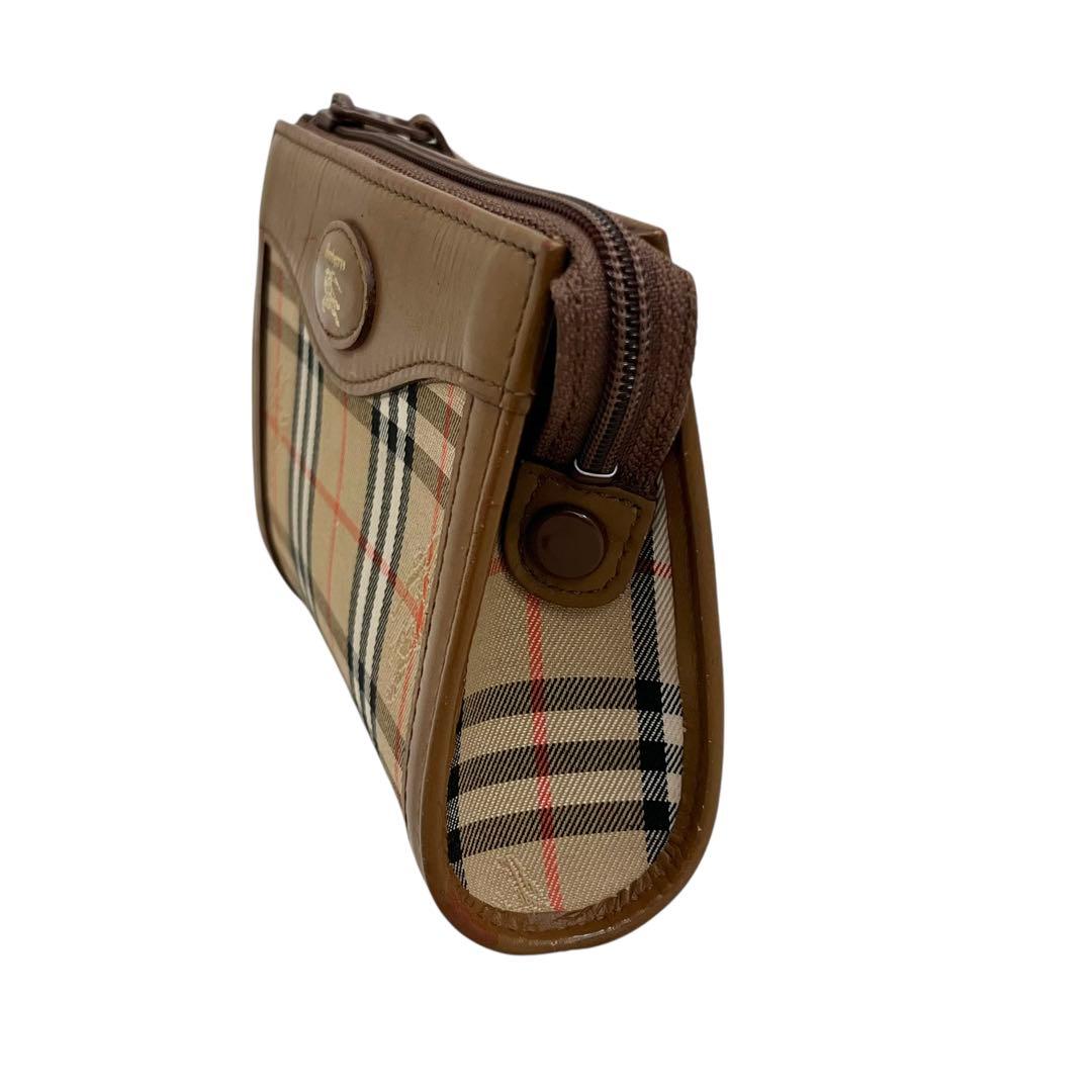 良品　バーバリー　BURBERRY ノヴァチェック ミニポーチ