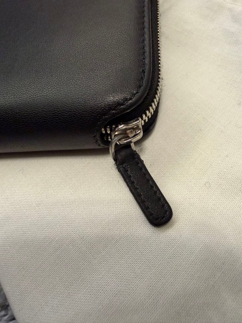 美品 BALENCIAGA バレンシアガ ラウンドファスナー 長財布 ブラック