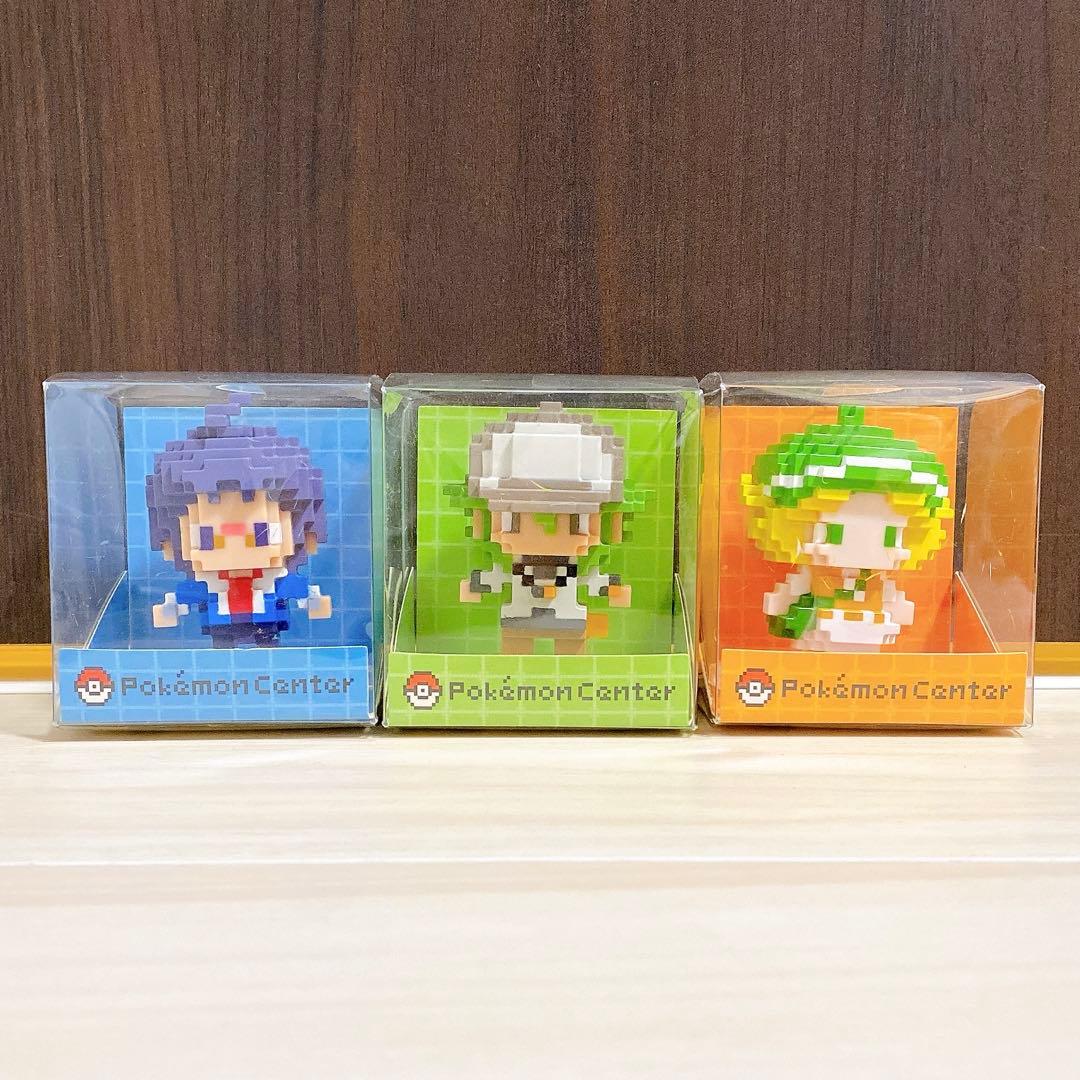 ポケモン ドットフィギュア ゲームドット チェレン N ベル 3点セット