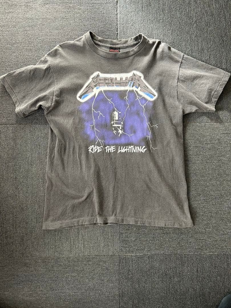 80〜90s USA製 メタリカ Ride the Lightning Tシャツ