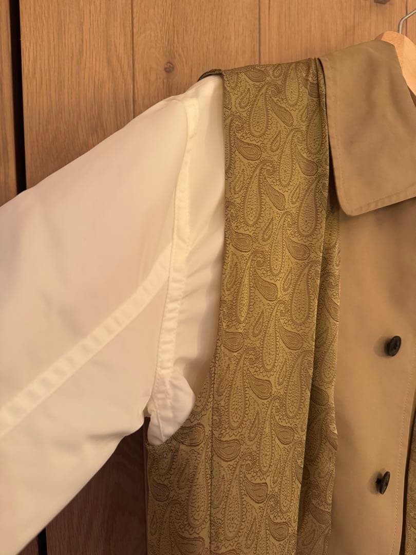 【ちゃこTOGA】美品　ドッキングコート ベージュ ホワイト