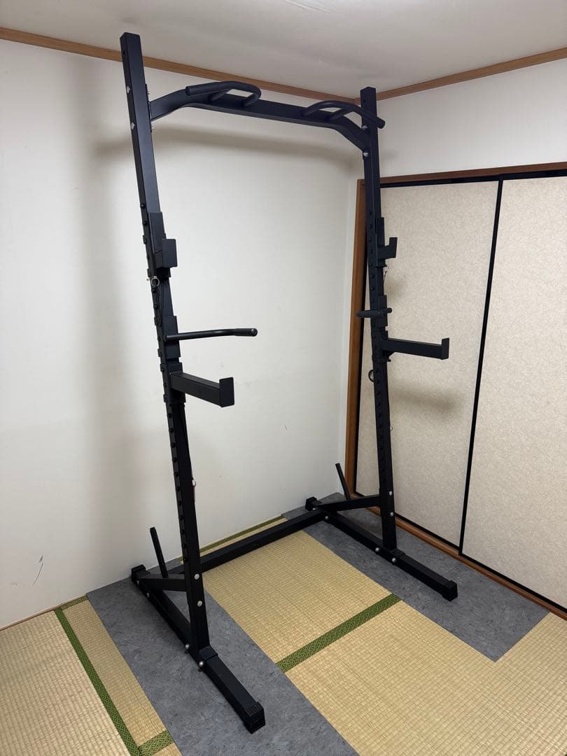 STEADY ハーフラック　懸垂、ディップス、サポート付