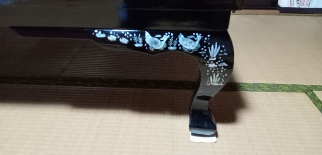 値下げ　豪華客間テーブル　鶴