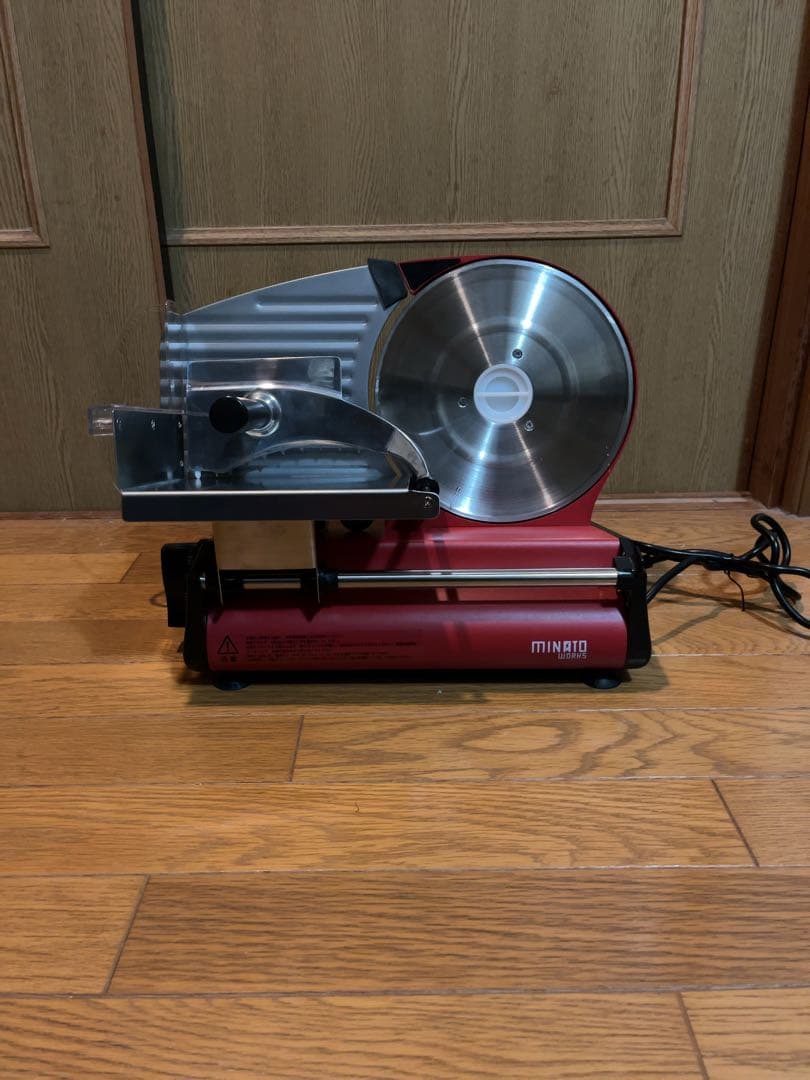 【美品】MINATO スライサー レッド
