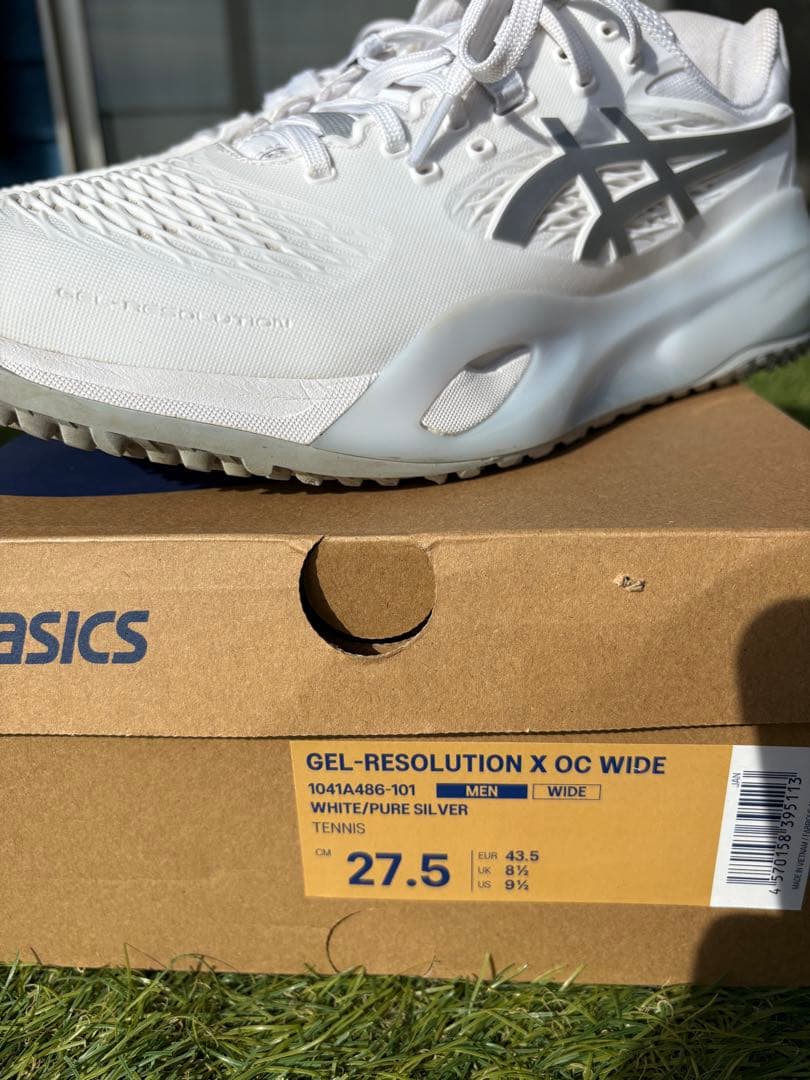 シューズ(男性用) ASICS GEL-RESOLUTION X OC WIDE 27.5cm