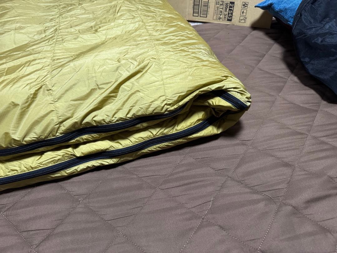 ナンガ オリジナル オーロラライト 封筒型 800DX COYOTE ブラック