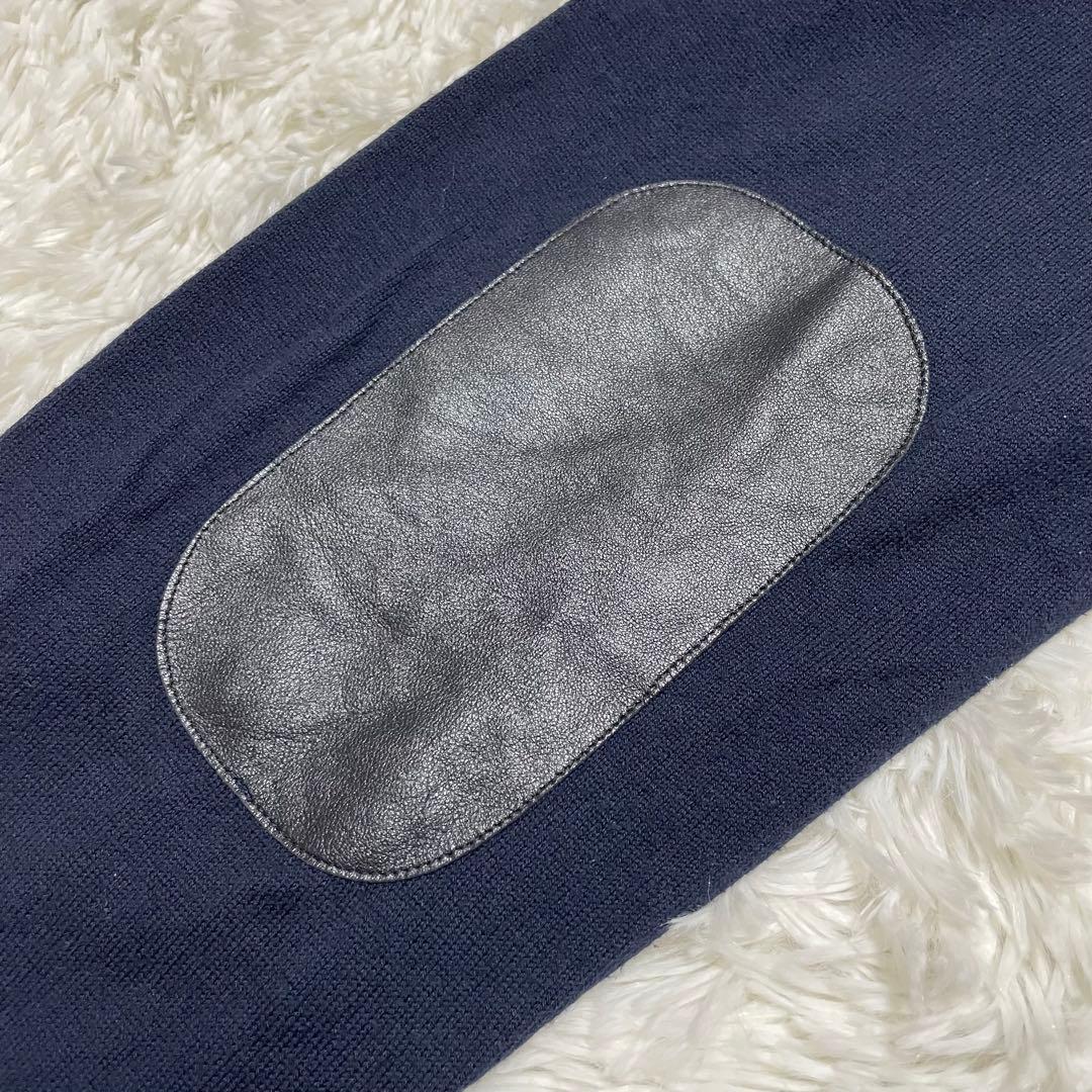 2011SS ハンマースリーブ エルボーパッチ カーディガン ネイビー XL