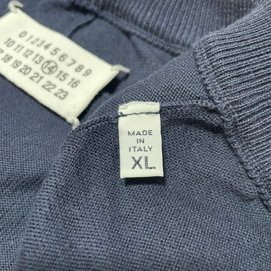 2011SS ハンマースリーブ エルボーパッチ カーディガン ネイビー XL