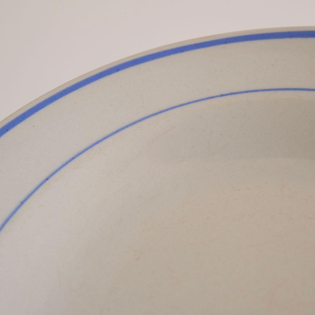 オールドアラビア　ARABIA 深皿 プレート　ブルーライン
