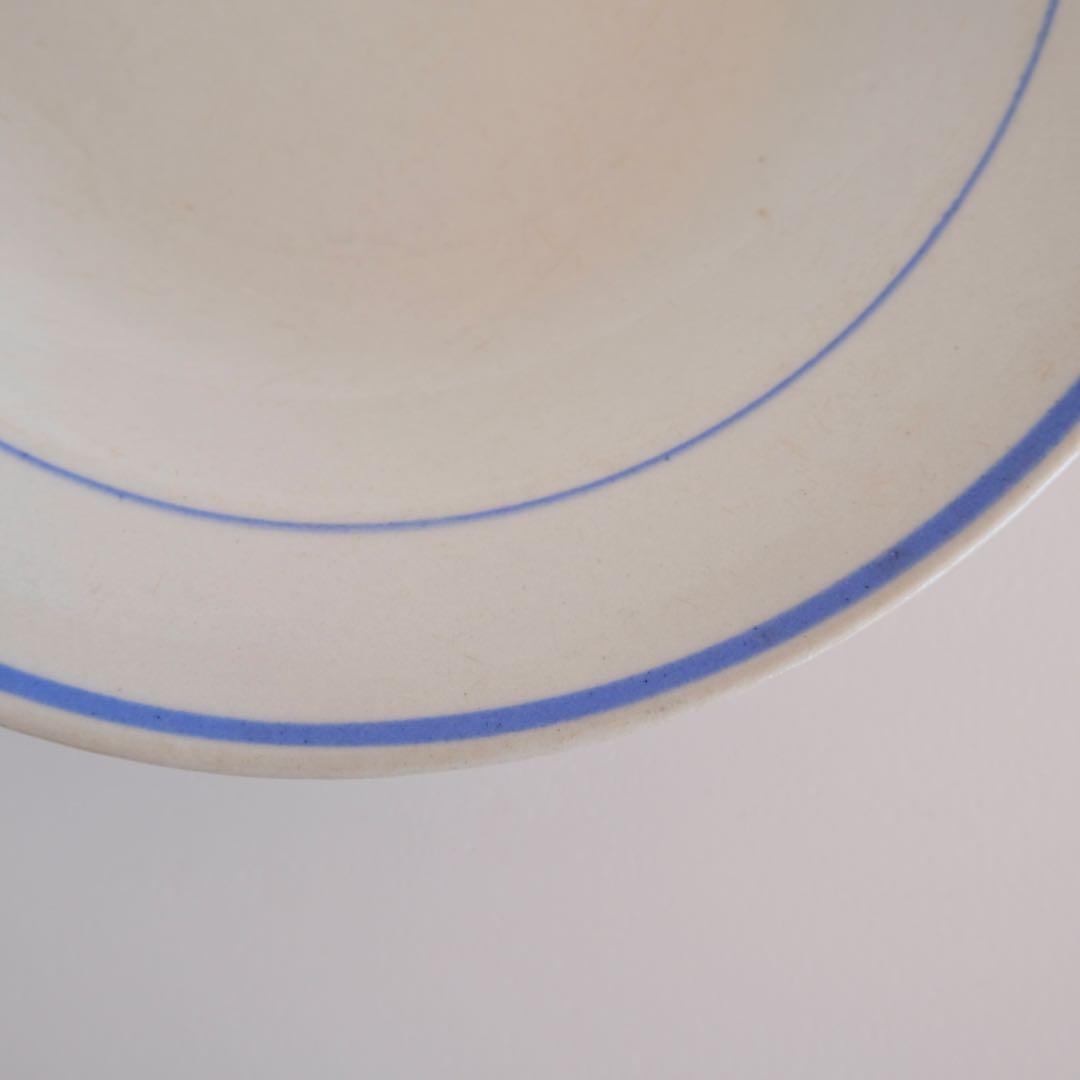 オールドアラビア　ARABIA 深皿 プレート　ブルーライン