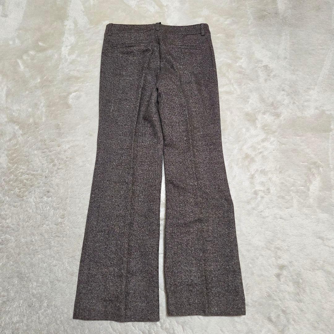 美品　UNTITLED　シルク混　セットアップ　スーツ　ブラウン　パンツスーツ