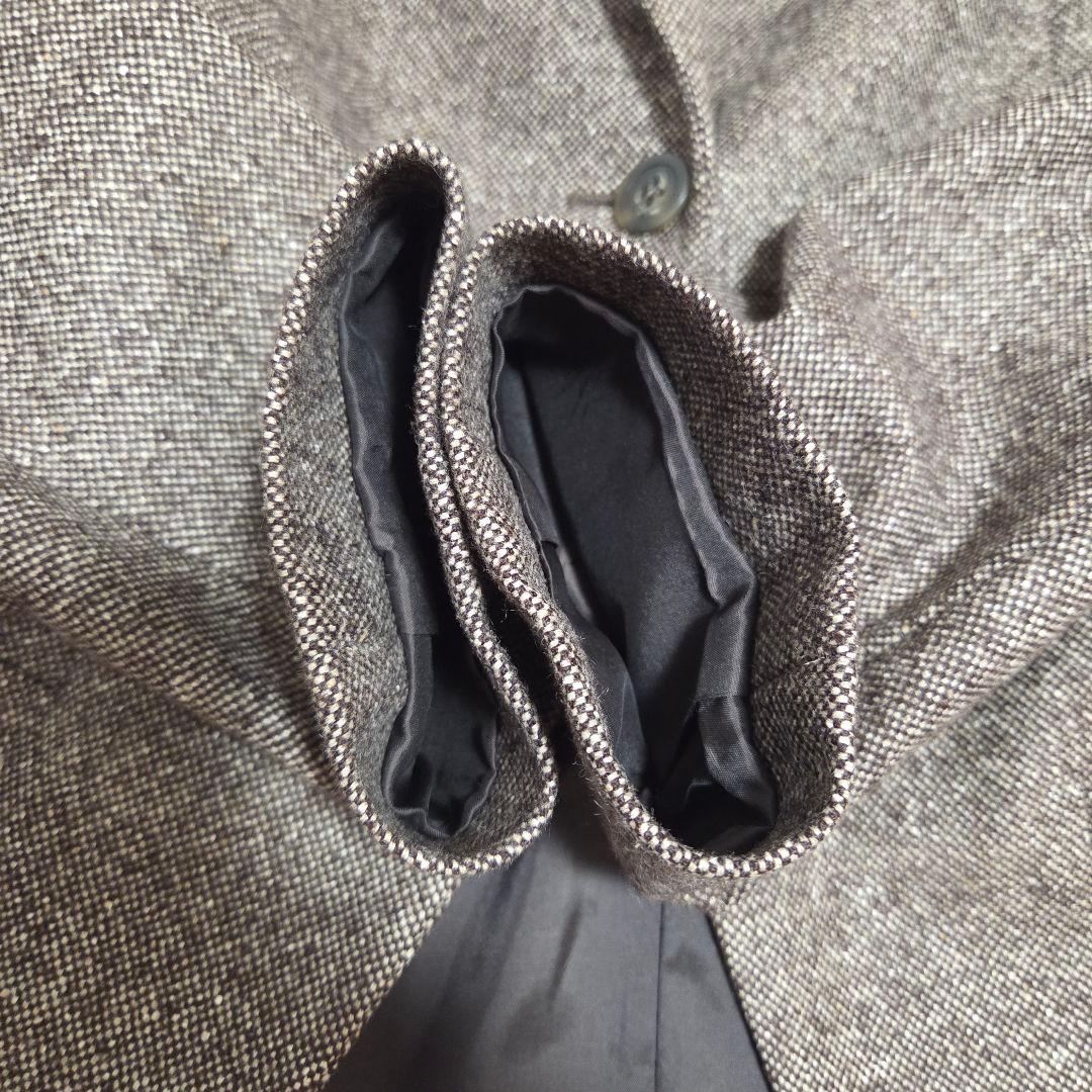 美品　UNTITLED　シルク混　セットアップ　スーツ　ブラウン　パンツスーツ