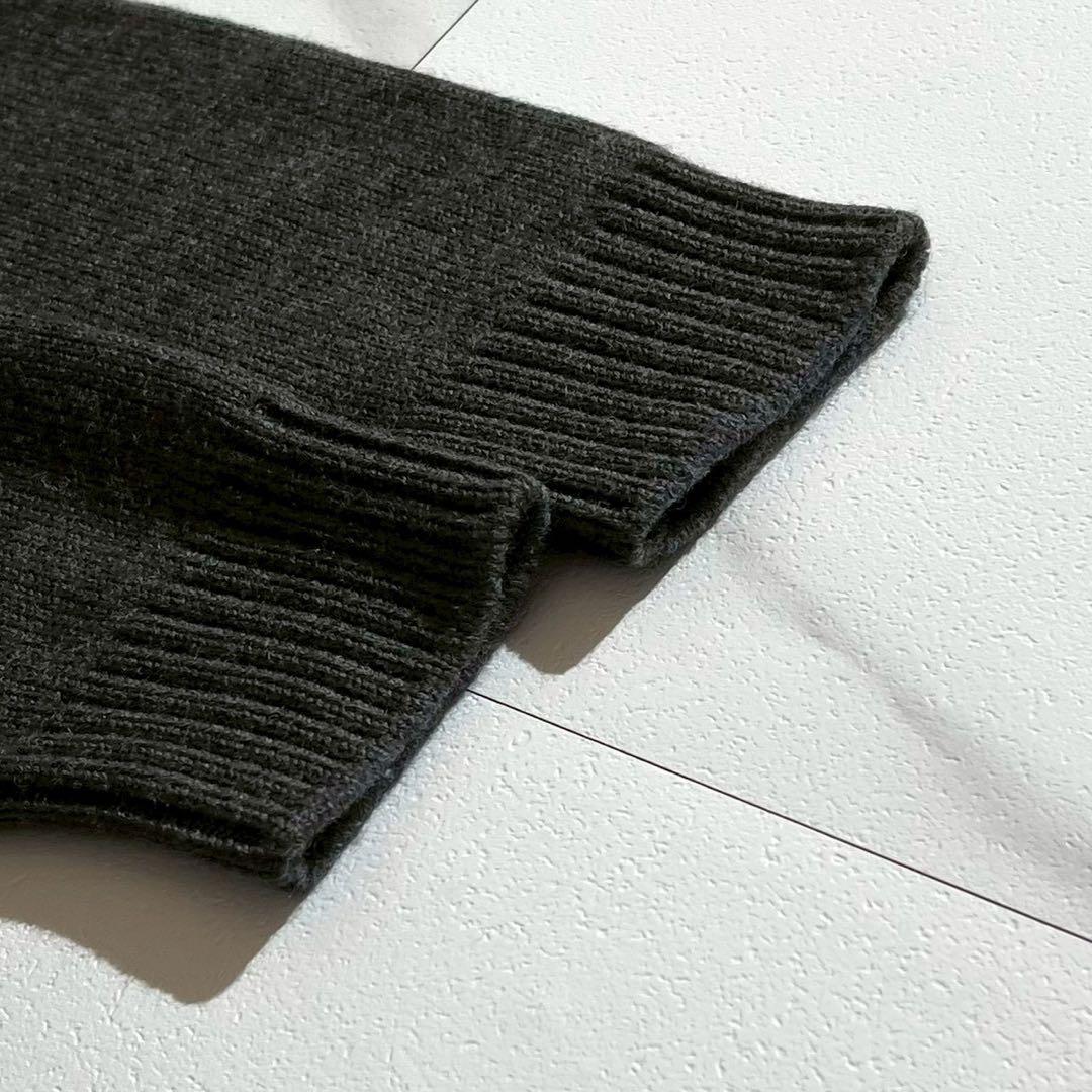 【美品】134 kamakura スタンドカラーカーディガン Lサイズ ウール