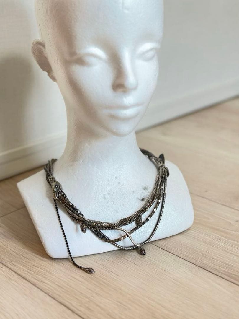 【925】HP FRANCE/IOSSELLIANI スネークネックレス