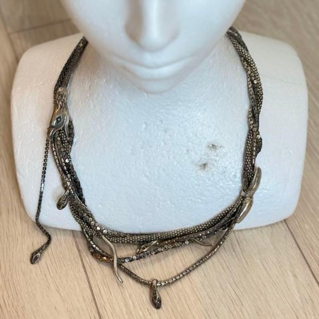 【925】HP FRANCE/IOSSELLIANI スネークネックレス