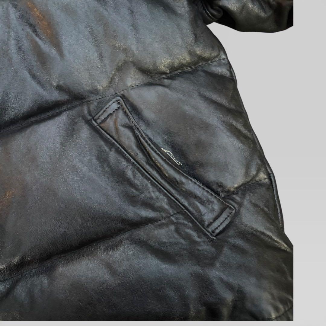 【激レア48キングサイズ】Schott レザーダウンジャケット XXXL
