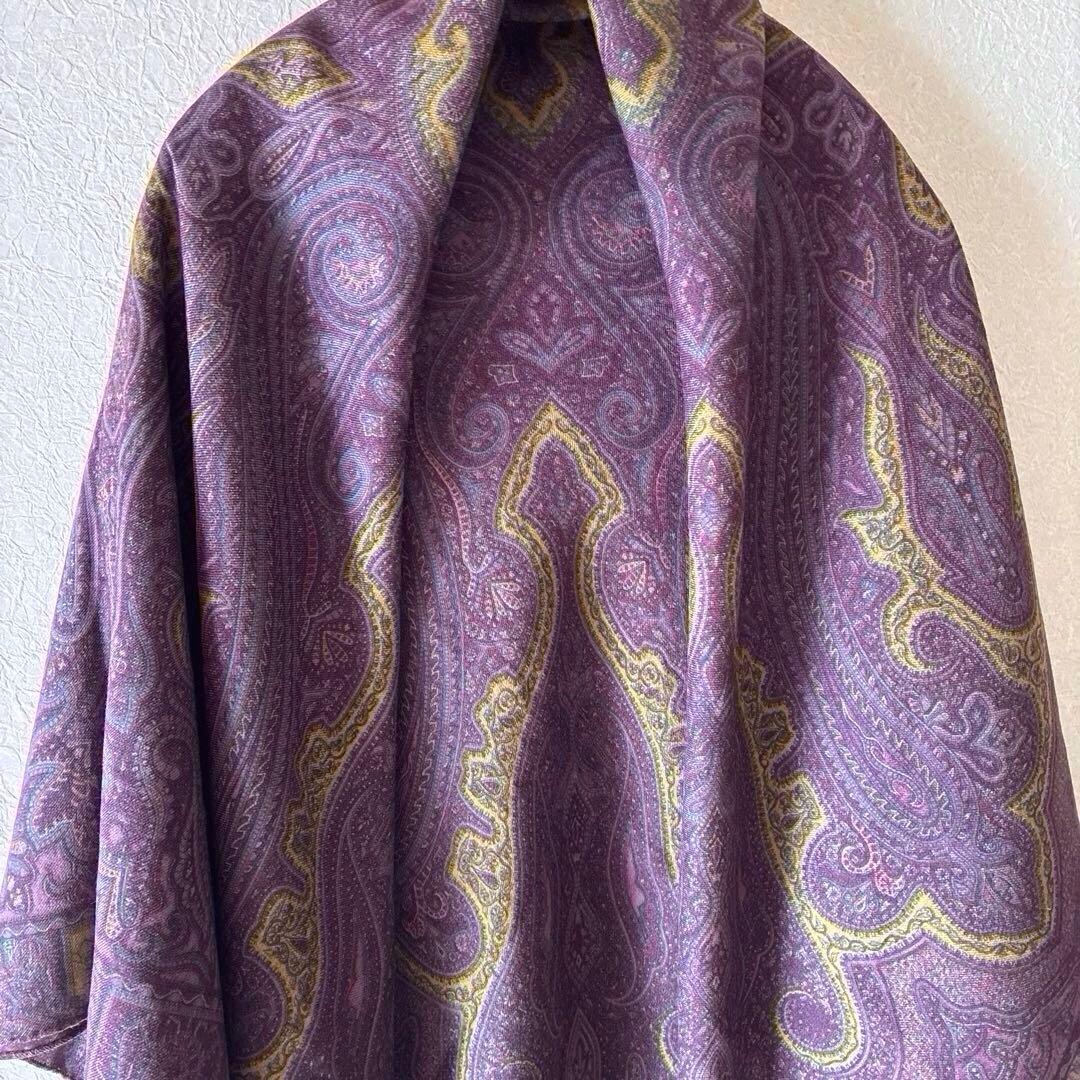 ETRO 大判ペイズリー柄ストール /ショール　美品　イタリア製