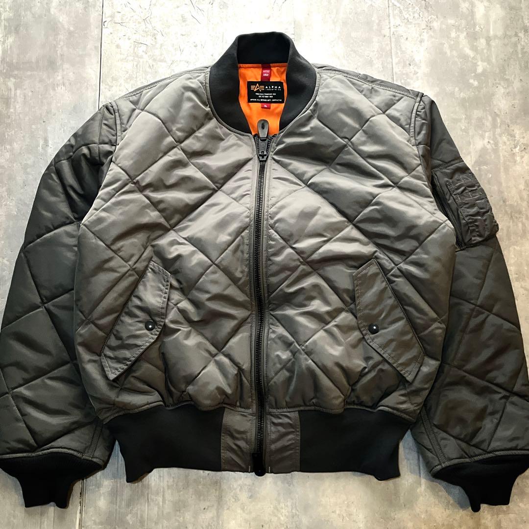 ALPHA×MONKEY TIME キルティング　MA-1 ミリタリー　XL