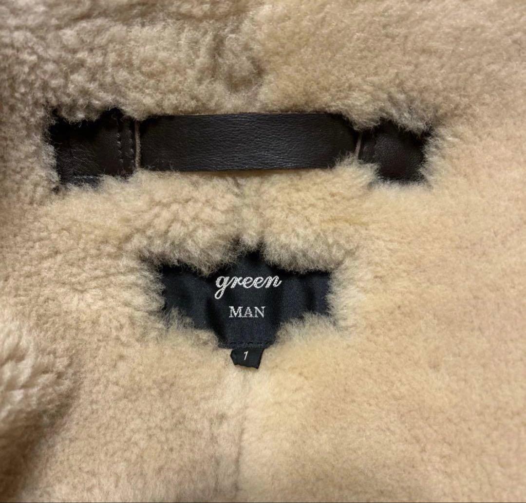 【現HYKE】 green MAN リアルムートン　B3 size1