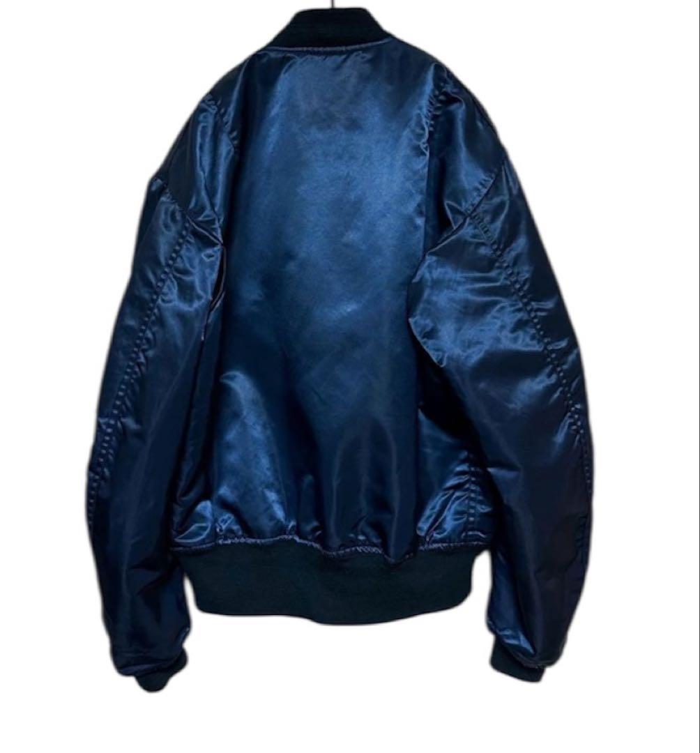 ALPHA MA-1 フライトジャケット Mサイズ ネイビー