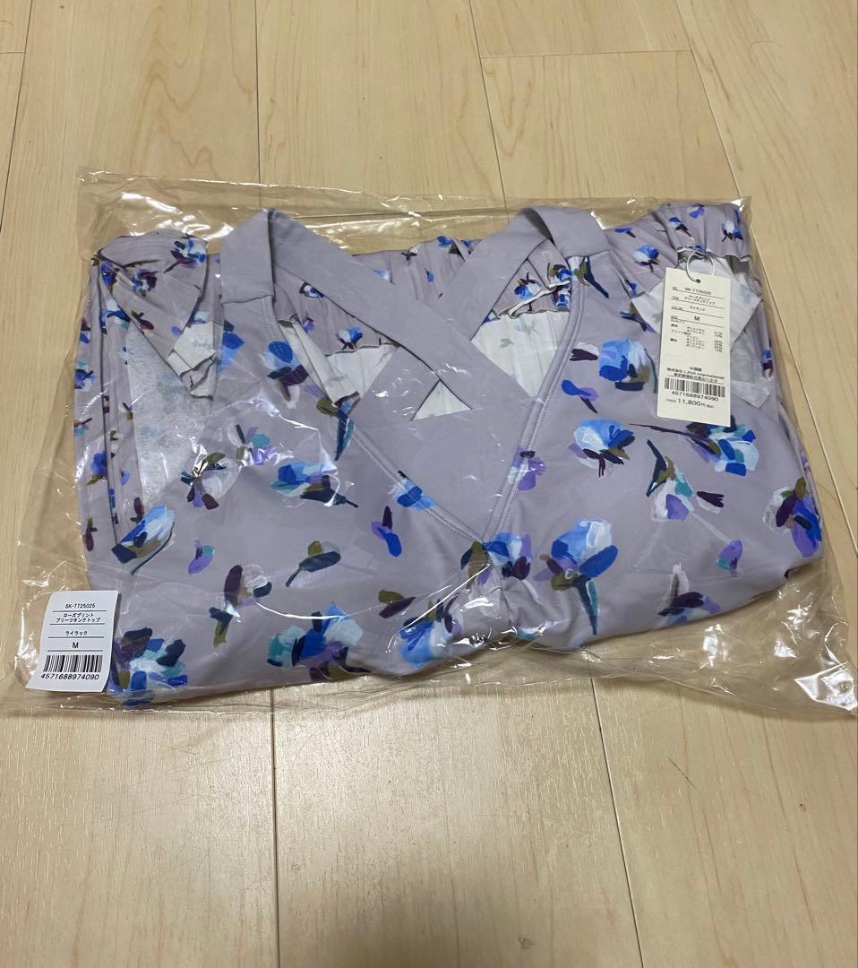 【新品未開封】ローズプリントプリーツタンクトップ