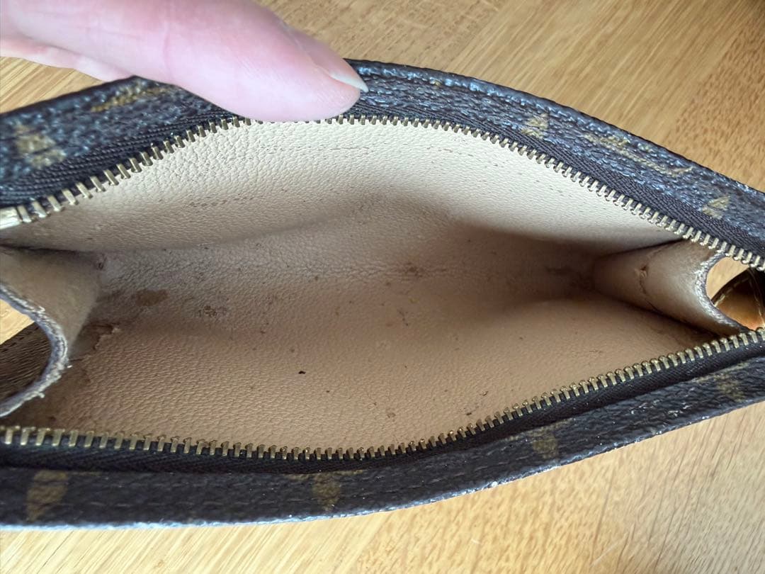 LOUIS VUITTON モノグラム バケットPM プチバケット　内側ベタ