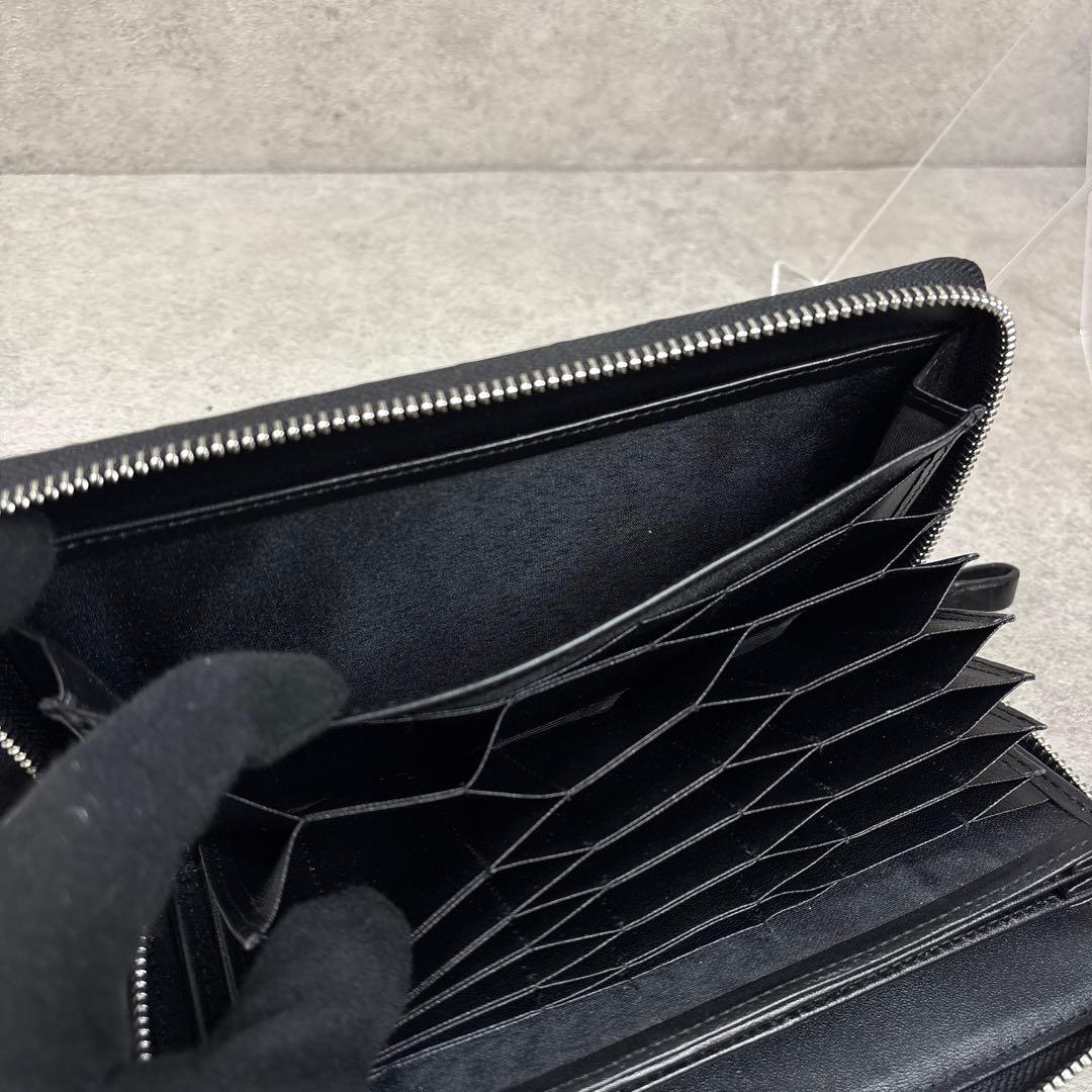 未使用級！最上級クロコダイル　鰐革　大容量　ジッパー　長財布