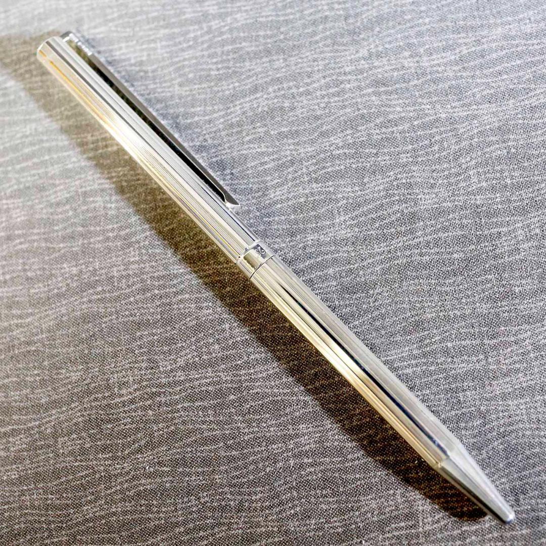 【美品 送料込み】デュポン ボールペン シルバー
