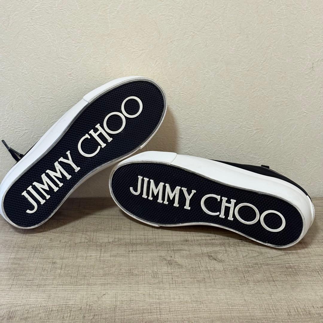 JIMMY CHOO PALMA MAXI 厚底 スニーカー 23cm ブラック