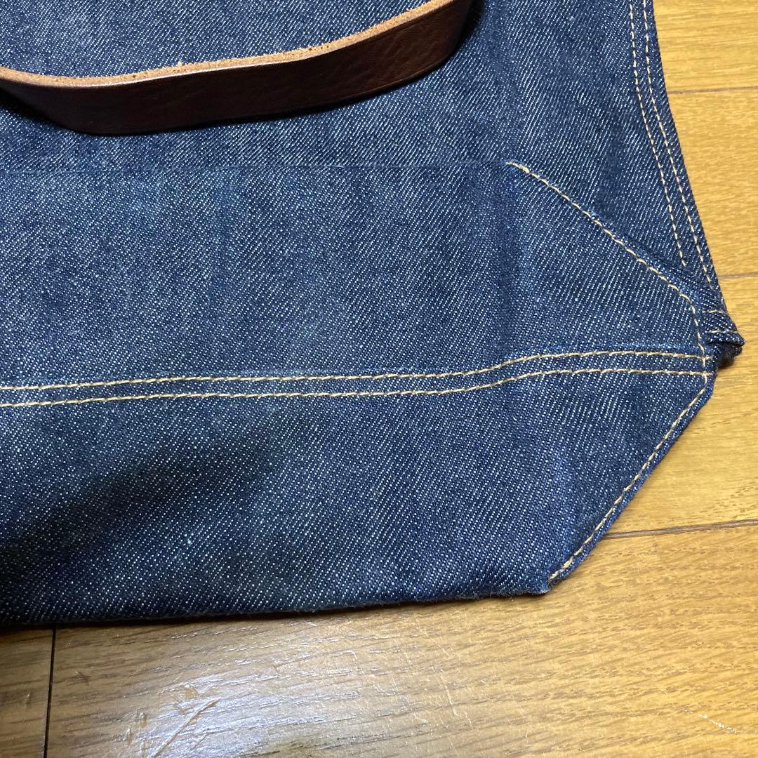ひ*こ様 RRL トートバッグ デニム レザー