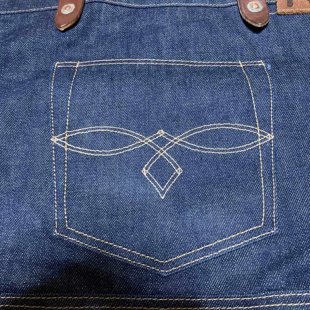 ひ*こ様 RRL トートバッグ デニム レザー