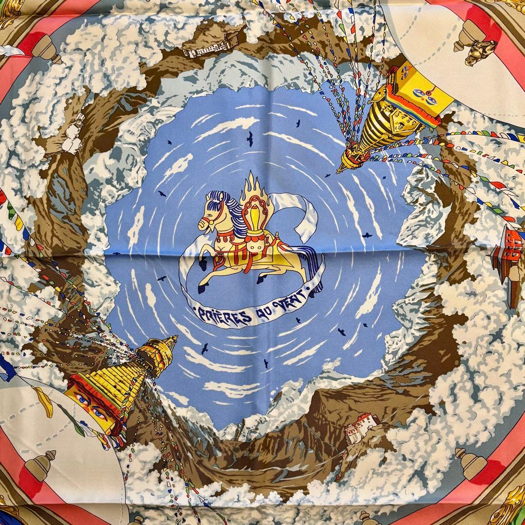 エルメス カレ90 正規品 Pèlerinages巡礼