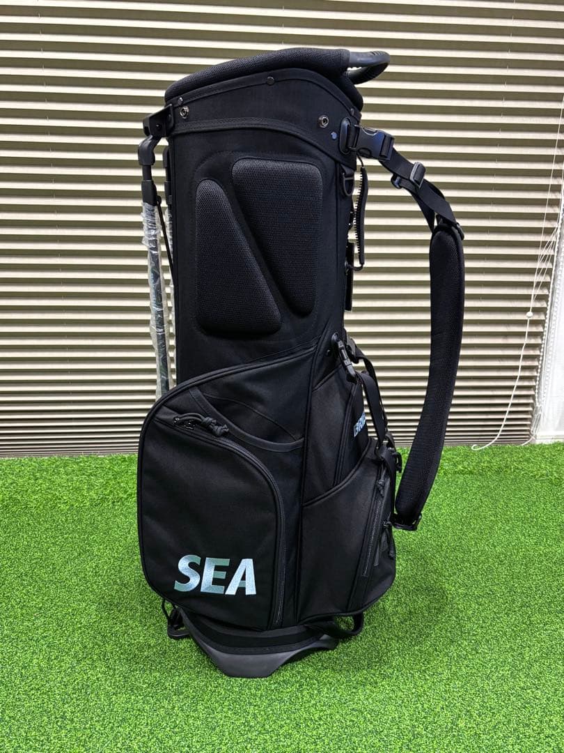 BRIEFING WINDANDSEA 限定キャディバッグ SAX 本日限り！