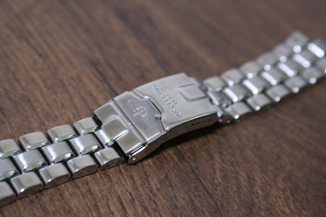 【ベルトのみ】ブライトリング　純正ステンレスベルト　20mm