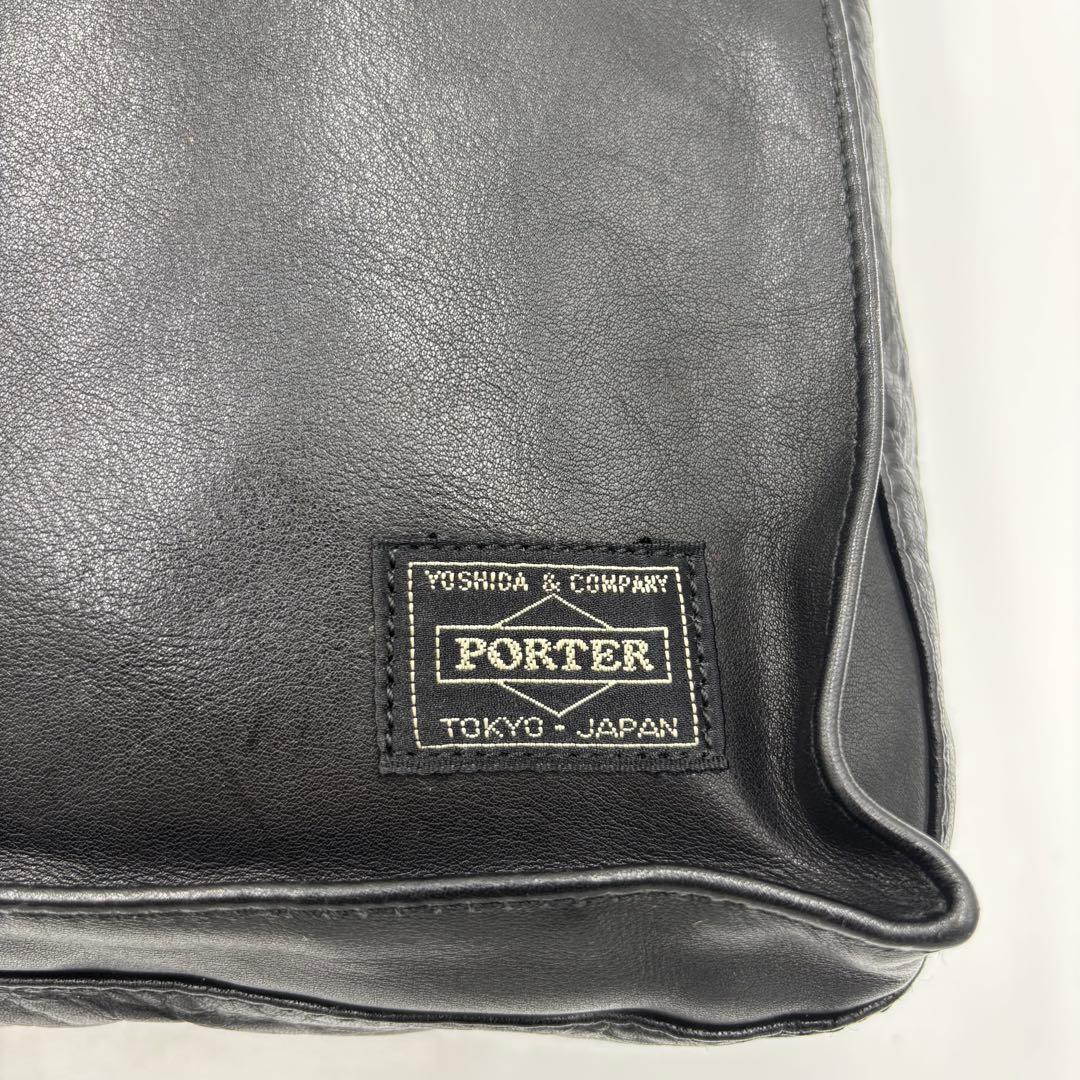 【限定品】PORTER ×ZOZOTOWN 別注 2way レザー トートバッグ