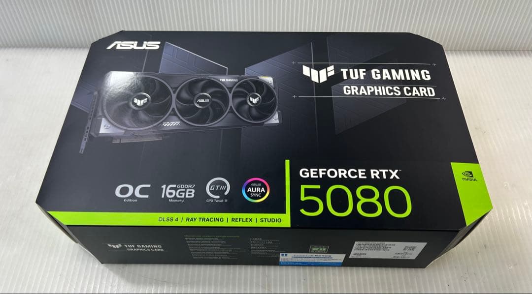 グラフィックボード・グラボ・ビデオカード ASUS TUF GAMING GEFORCE RTX 5080