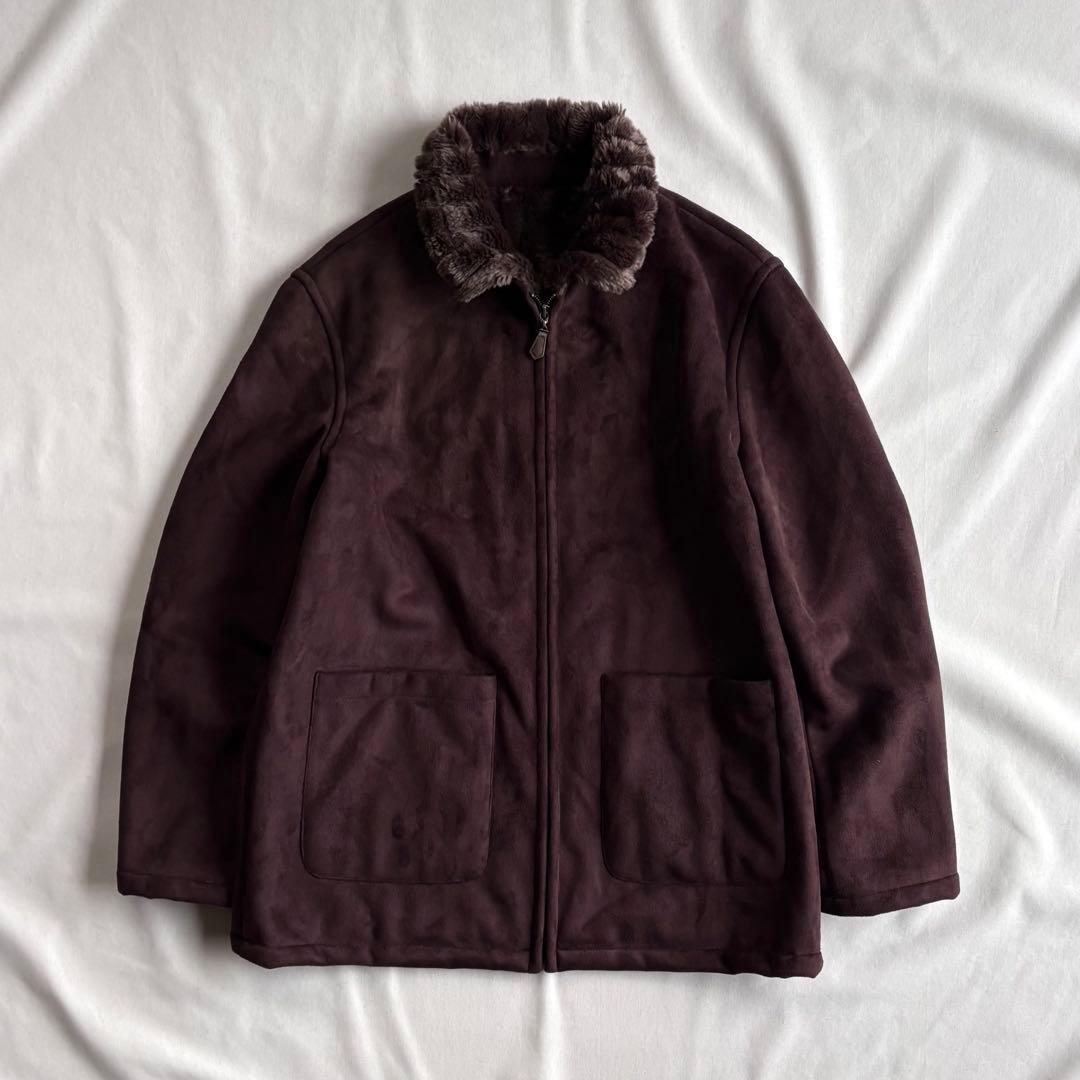 ジャケット・アウター 90s CHAPS ralph lauren fake mouton JKT