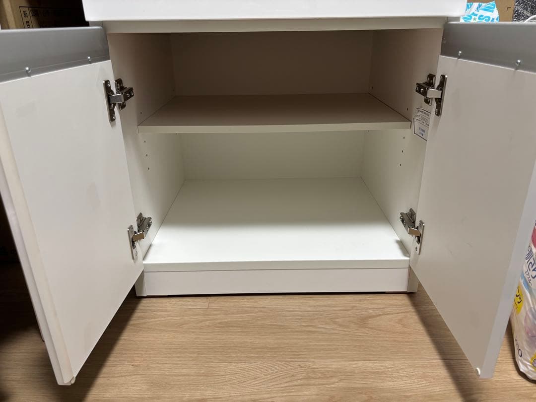 【モチちゃん】ニトリ　食器棚　キッチンボード　レジューム幅60