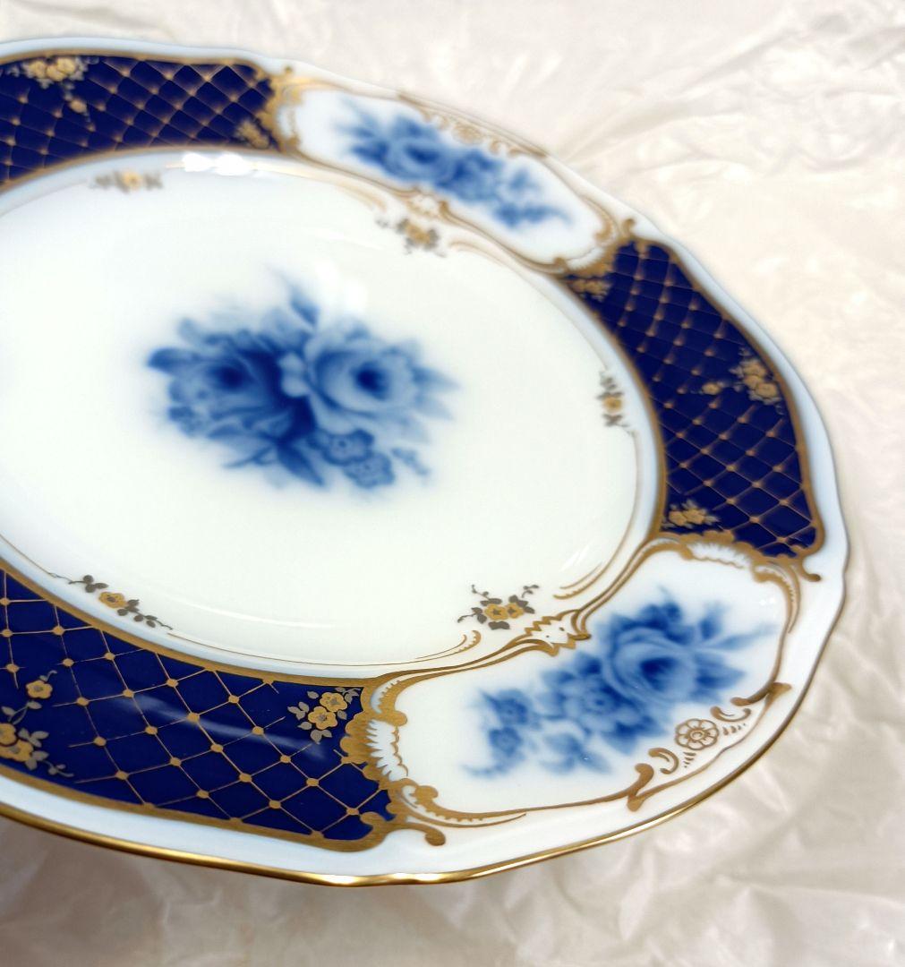 大倉陶園　ブルーインペリアル　パン皿