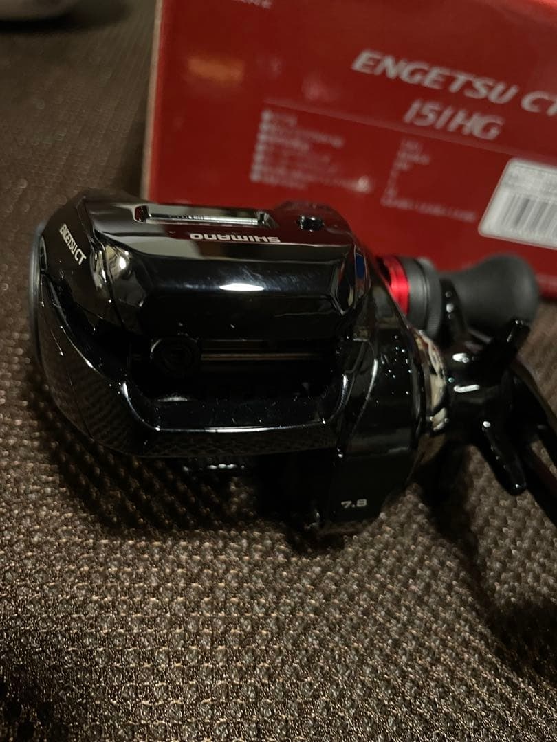 SHIMANO エンゲツCT 151HG PE0.6号、200m付き、美品