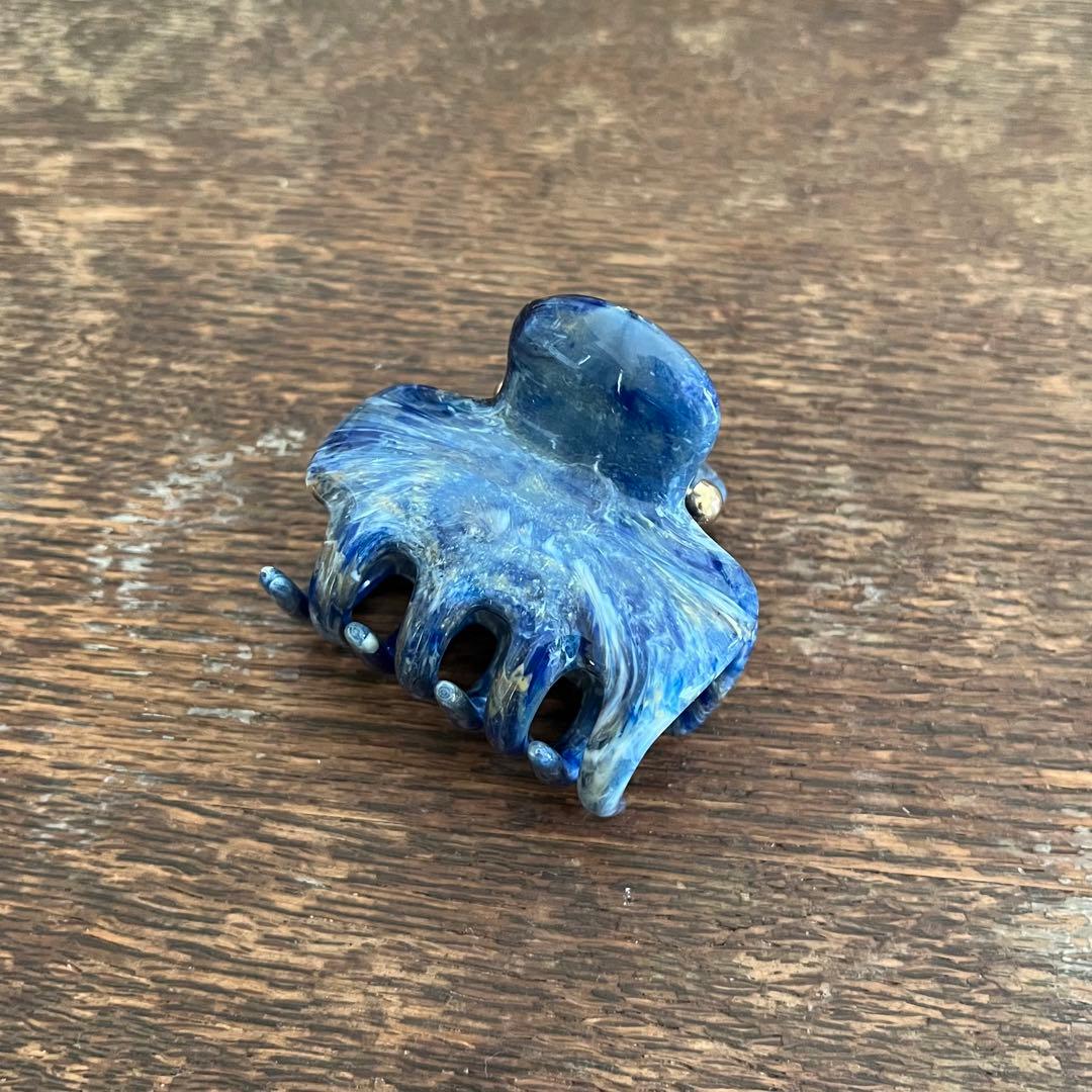 UNDO ヘアクリップNo.2 Blue Marble