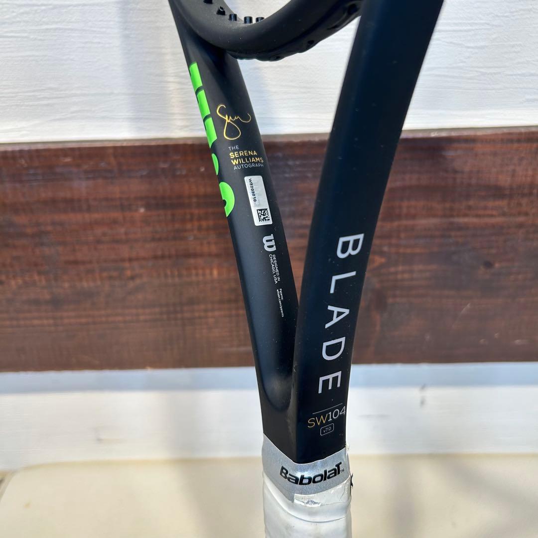 ☆美品☆ Wilson BLADE SW104 V7.0 セリーナ・ウィリアムス
