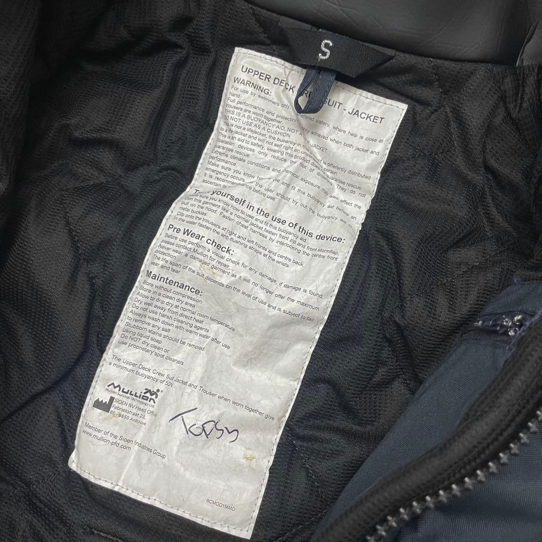 ジャケット・アウター \" NAVY\" upper crew deck jacket