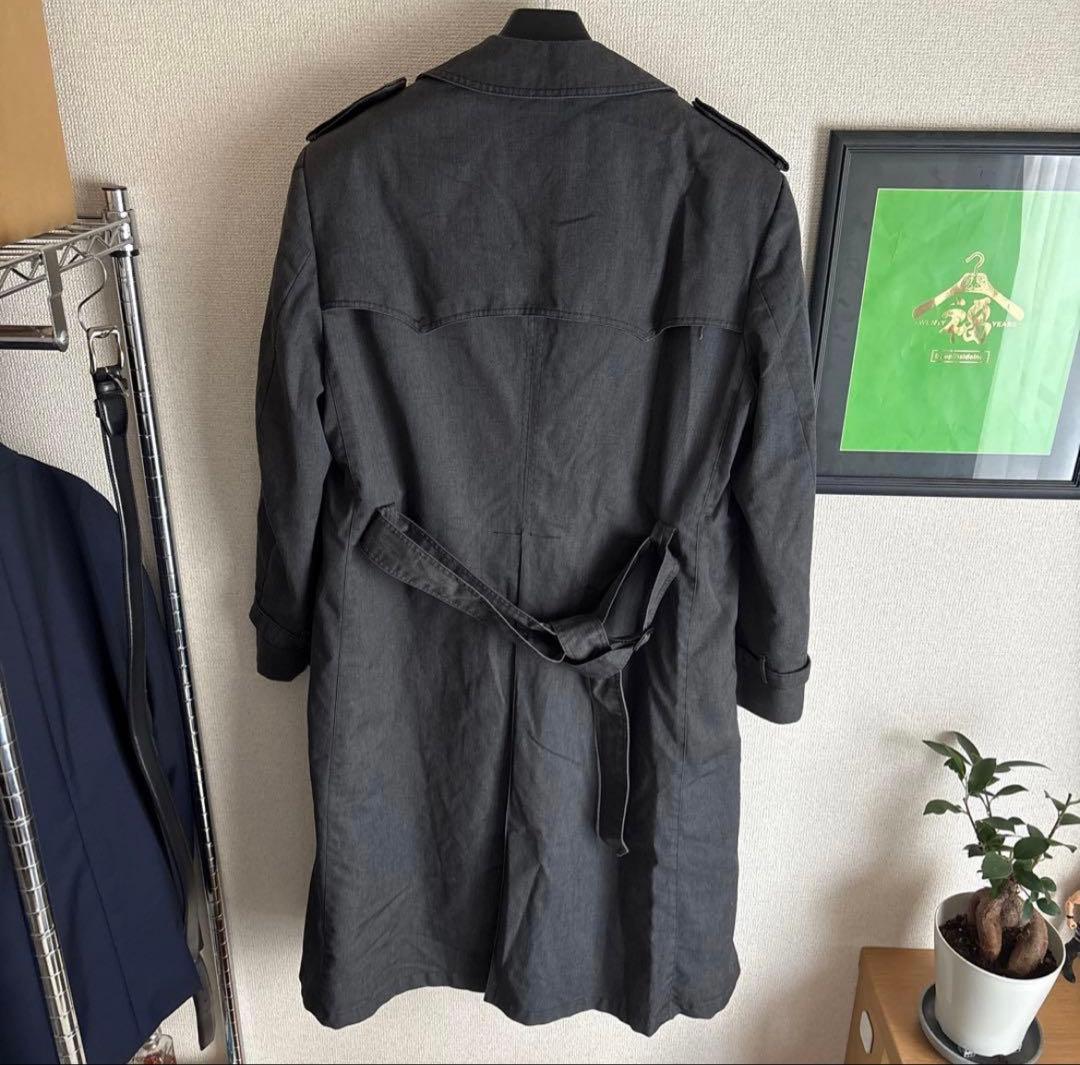 Christian Dior トレンチコート ダークグレー　黒