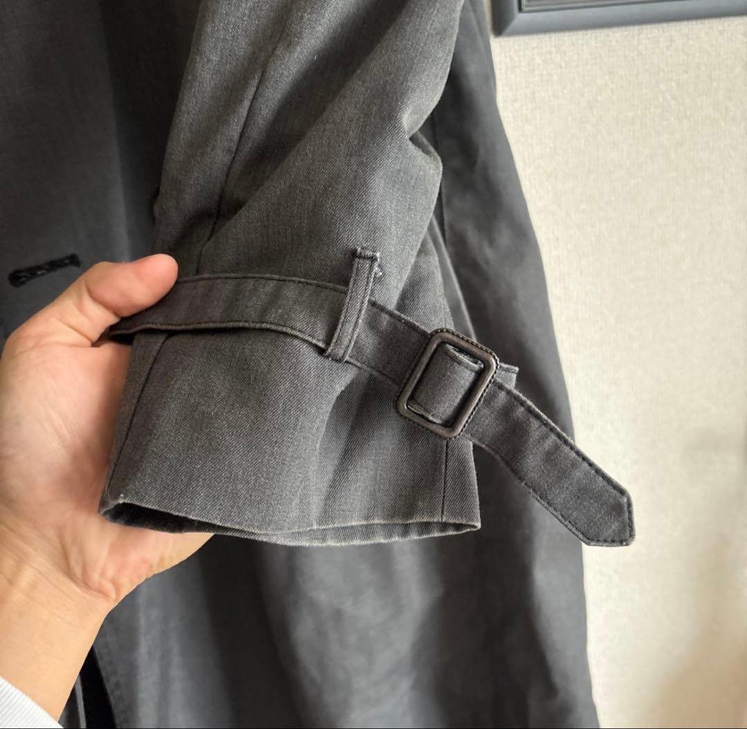 Christian Dior トレンチコート ダークグレー　黒