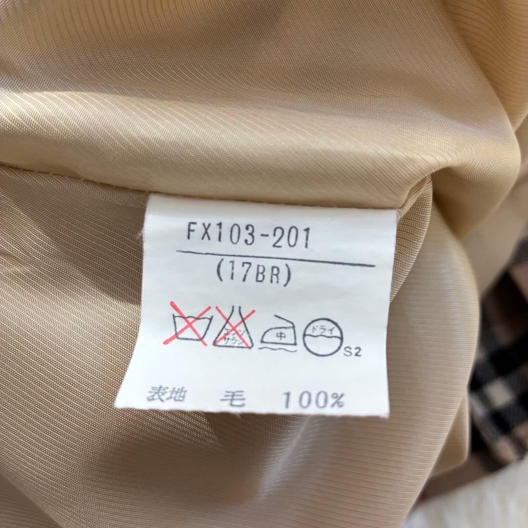 美品　バーバリー　プリーツスカート　ノバチェック