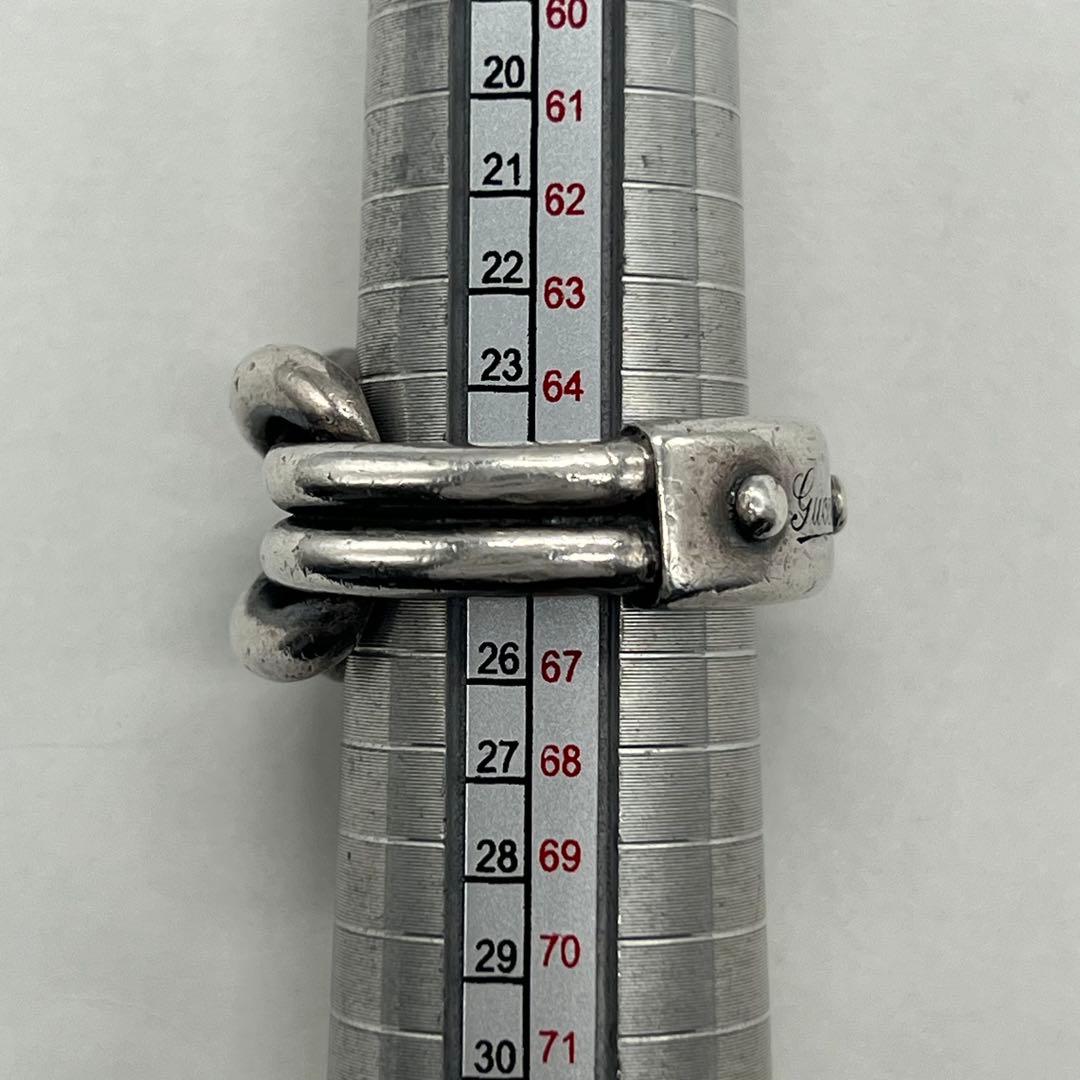 グッチ GUCCI ノット リング 表記サイズ26 SV925 オールド 希少